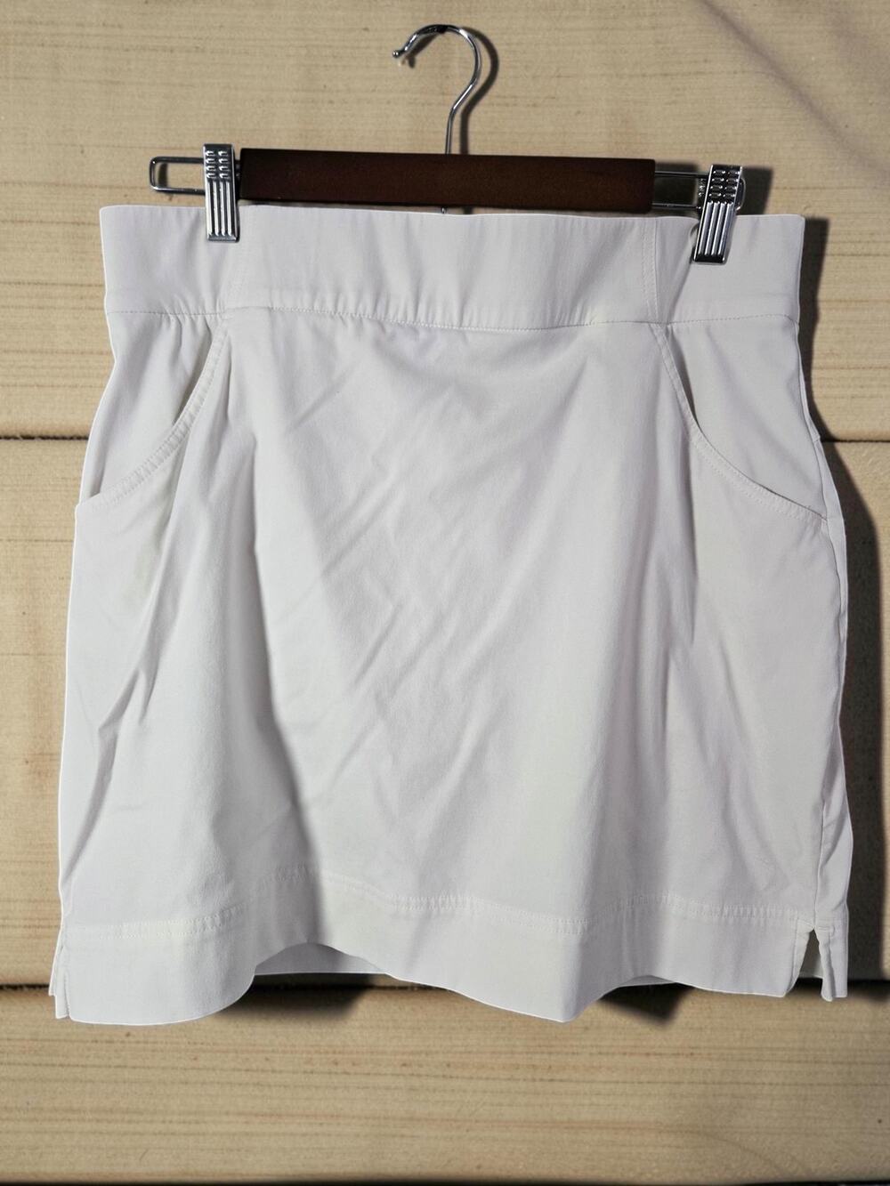 Columbia Skort Womens Large White Golf Tennis Athletic Skirt Skort